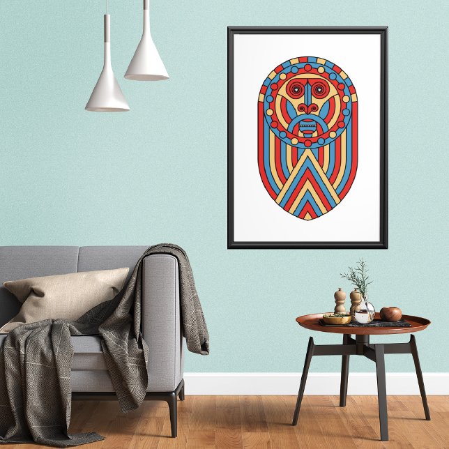 African Lion Mask Leinwanddruck (Von Creator hochgeladen)