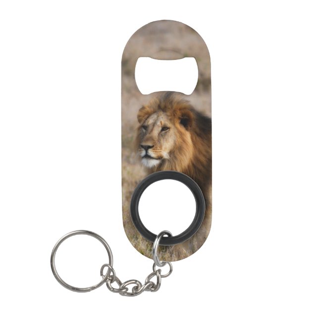 African Lion Mini Flasche Opener mit Schlüsselanhä Schlüsselbund Flaschenöffner (Vorderseite)