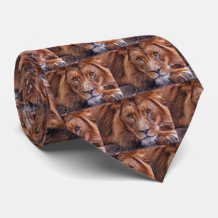 African Lion Neck Tie Krawatte