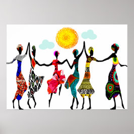 African Loise Dance Poster