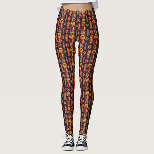 African Love - Power Yoga Leggings (Vorderseite)