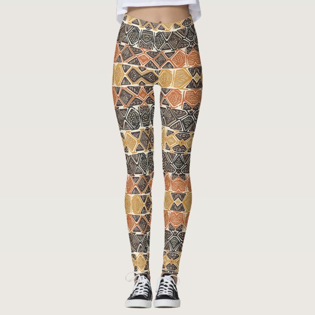 African Love - Power Yoga Leggings (Vorderseite)
