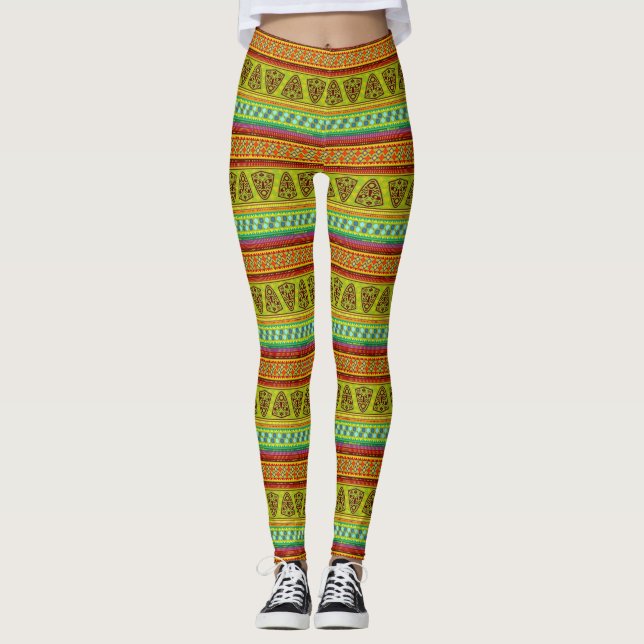 African Love - Power Yoga Leggings (Vorderseite)