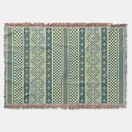 African Mali Pattern Throw Blanket IX Decke