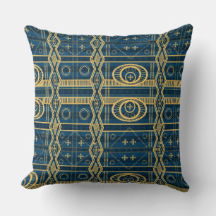 African Mali Pattern Throw Pillow IX Kissen
