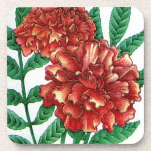 African marigolds untersetzer