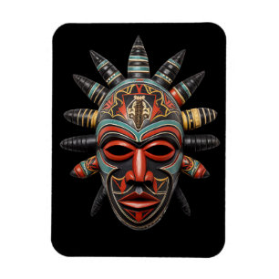 African Mask Magnet