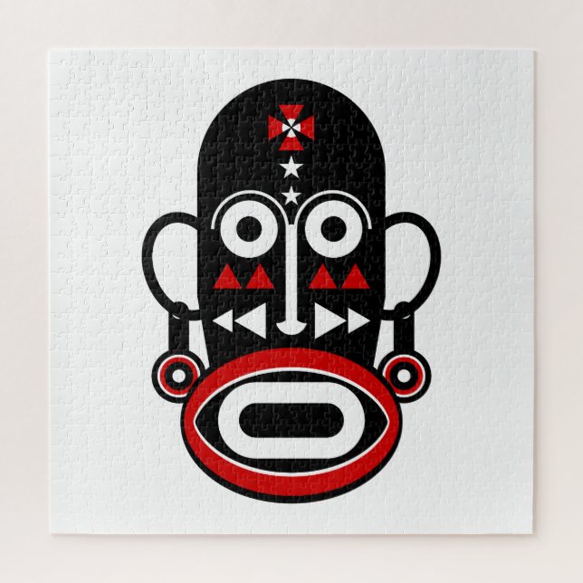 African Mask Puzzle (Vertikal)