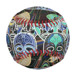 African Masks V1 Baseball