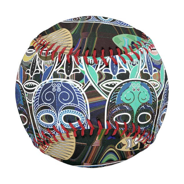 African Masks V1 Baseball (Vorderseite)