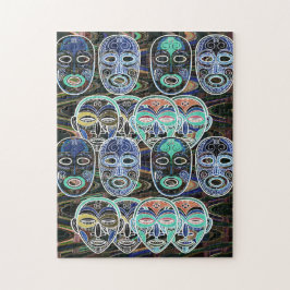 African Masks V1 Puzzle