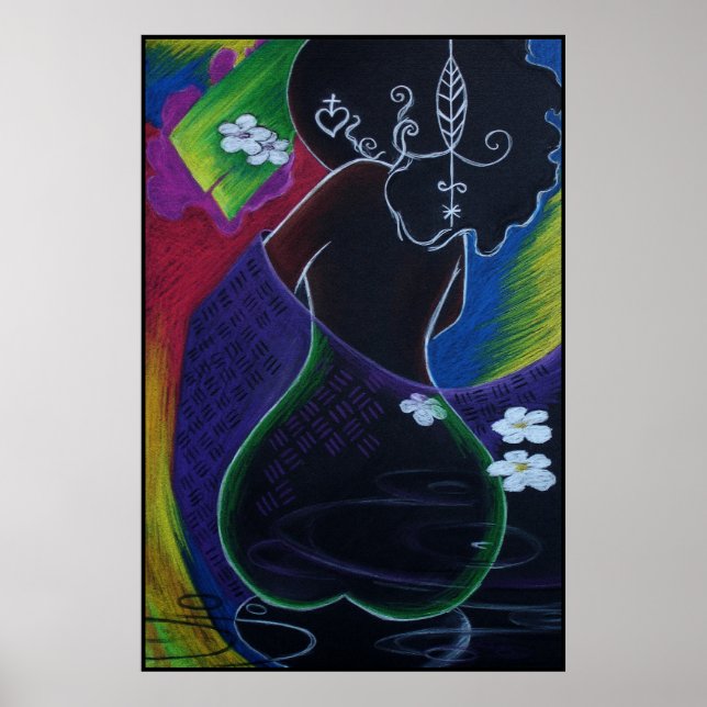 African Moon - Miami Deko Print (Vorne)