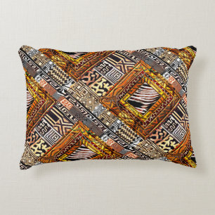 African Motif Print Dekokissen