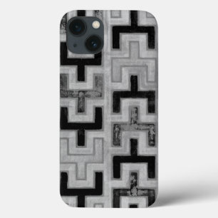 African Mudcloth Textile with Geometric Patterns Case-Mate iPhone Hülle