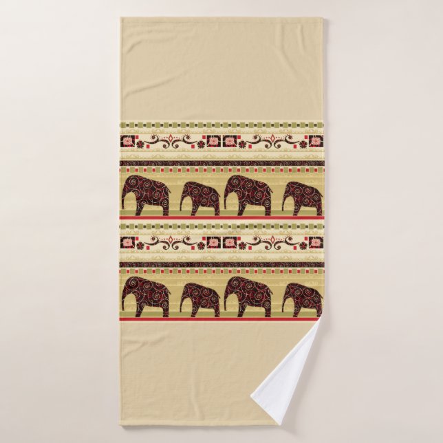 African Patchwork Badehandtuch (Badehandtuch)
