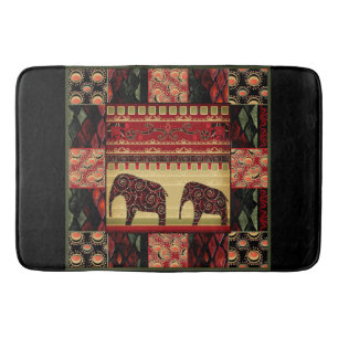 African Patchwork Badematte