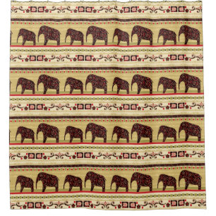 African Patchwork Duschvorhang