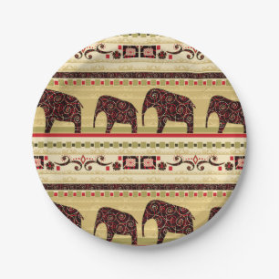 African Patchwork Pappteller