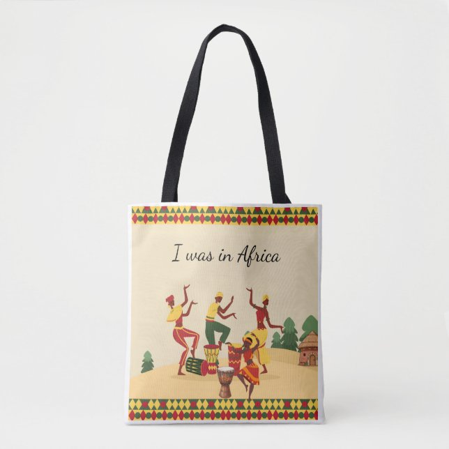 African Pattern Tote Bag | Ankara Print | Cultural (Vorderseite)