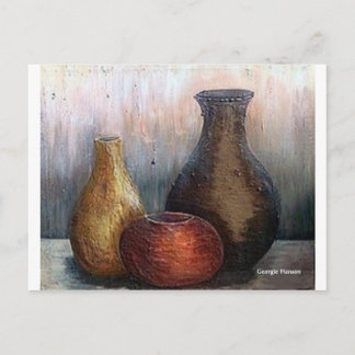African Pottery von Georgie Hanson Postkarte