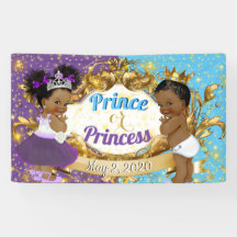 African Prince oder Princess Lila & Blue Elegante