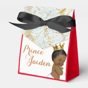 African Prince Royal EXTRAVAGANT Baby Dusche Zelt  Geschenkschachtel