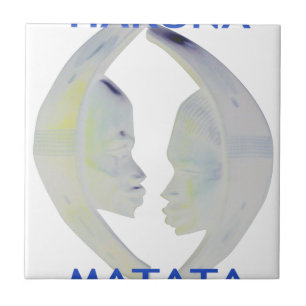 African Print Hakuna Matata Design Fliese