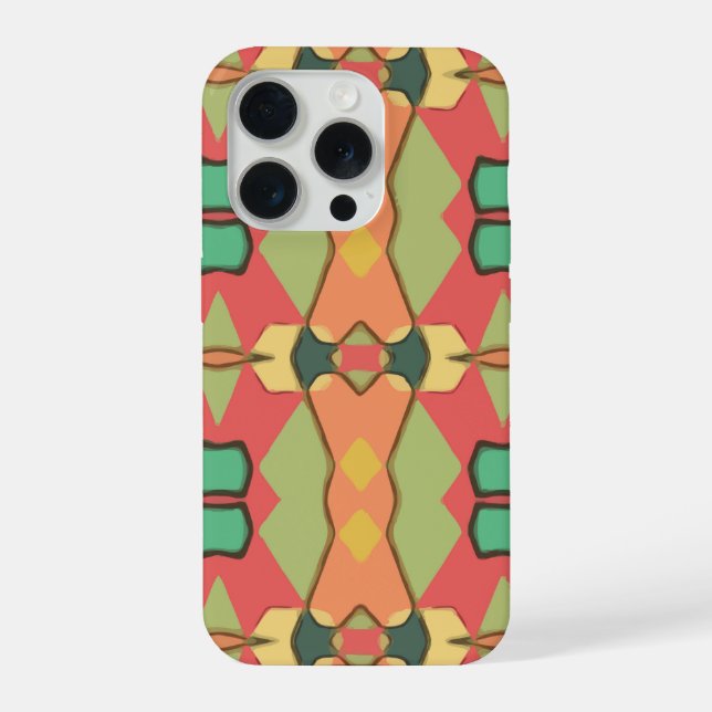 african print phone case iPhone hülle (Rückseite)