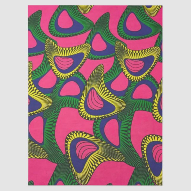 African Print Seidenpapier (Vorderseite)