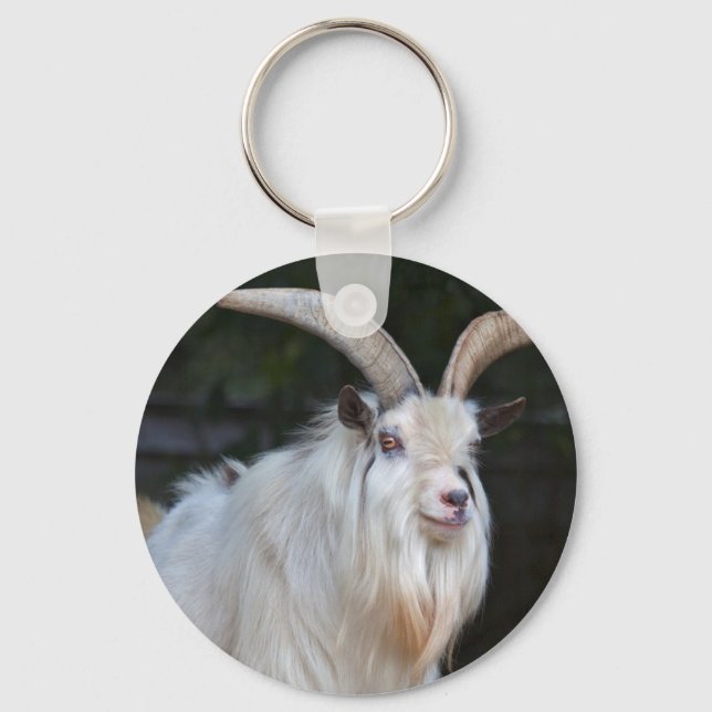 African Pygmy Goat Keyring Schlüsselanhänger (Vorderseite)