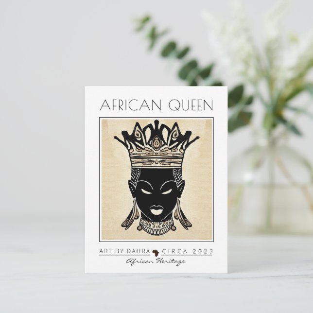AFRICAN QUEEN POSTKARTE (Stehend Vorderseite)