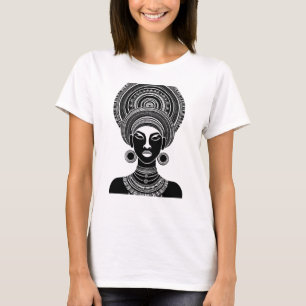 African Queen Tribal - kühne ethnische Mode T-Shirt