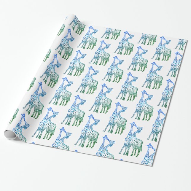 African Romance Wrapping Paper Geschenkpapier (Ungerollt)