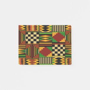 African Royal Kente Cloud Design Post-it Klebezettel