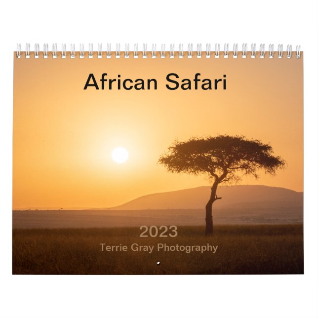 African Safari 2023 Calendar Kalender (Titelbild)