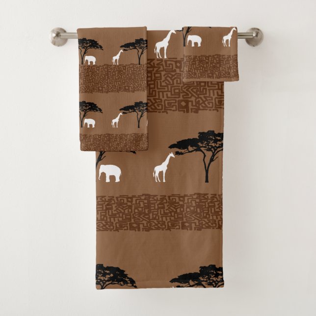 African Safari Badhandtuch Set (Insitu)