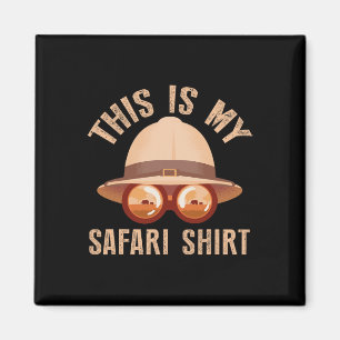 African Safari Family Vacation Zoo Magnet