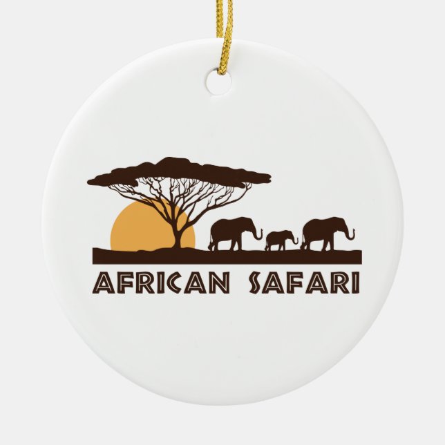 African Safari Keramik Ornament (Vorne)