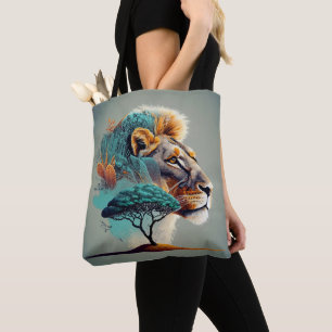 African Safari Lion Head