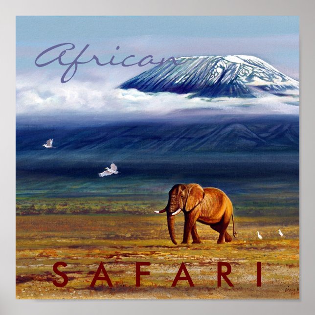 African Safari Poster (Vorne)