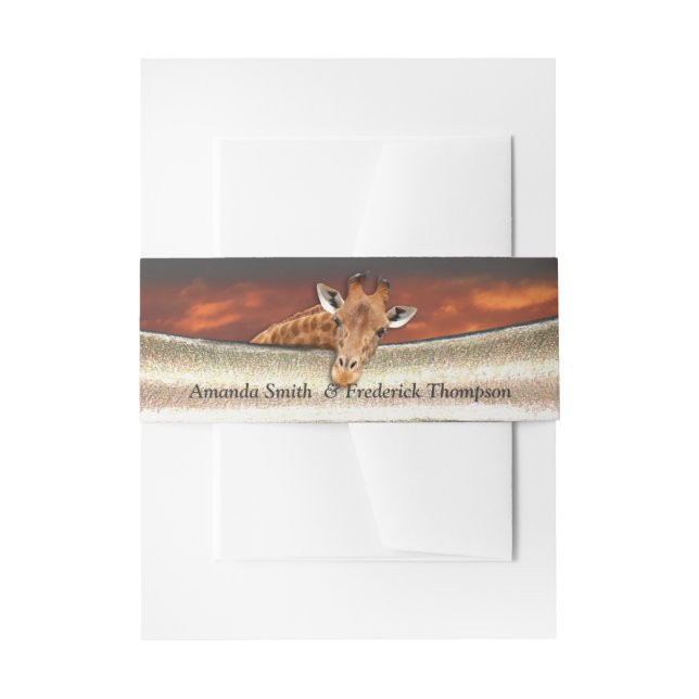 African Safari Sunset Envelope Band (Vorderseite Beispiel)