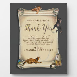 African Safari Sunset Fotoplatte