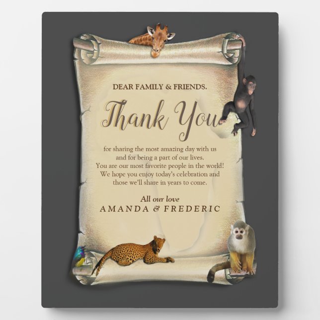 African Safari Sunset Fotoplatte (Vorderseite)