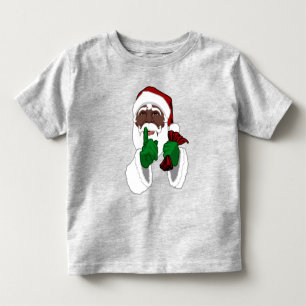 African Santa Shirt Kleinkind Black Santa Shirt