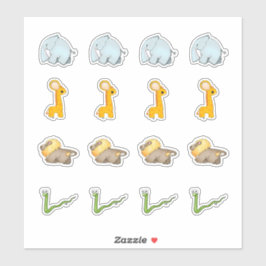 African Savanna Collection Kiss-Cut Stickers Aufkleber