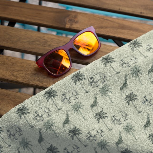 African Savanna Pattern, Brauch Strandtuch (Von Creator hochgeladen)