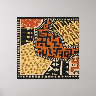 African Shaman Earth Spirits Leinwanddruck