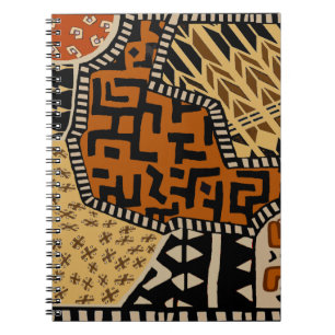 African Shaman Earth Spirits Notizblock