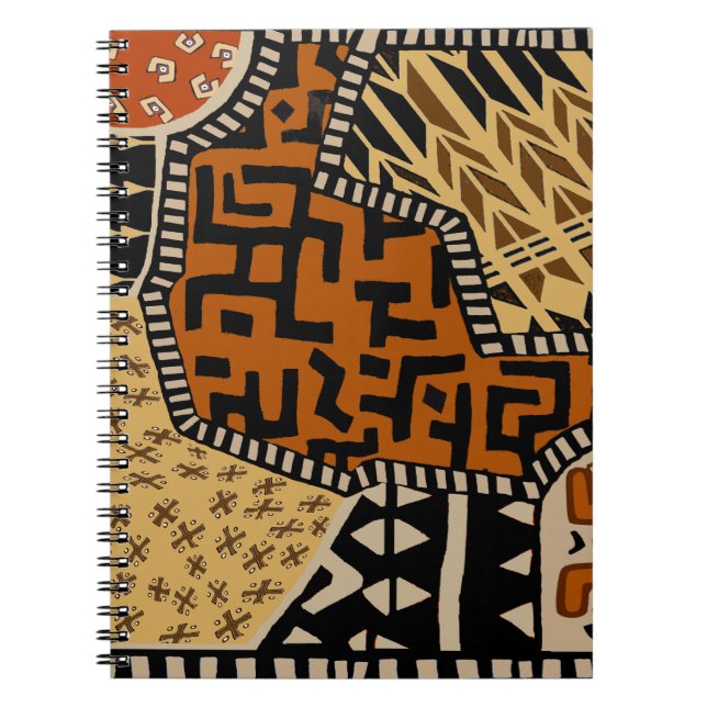 African Shaman Earth Spirits Notizblock (Vorderseite)