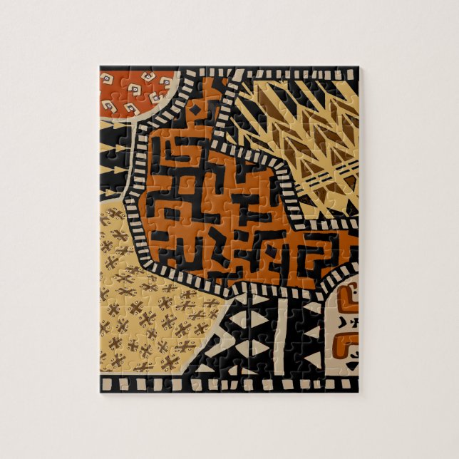 African Shaman Earth Spirits Puzzle (Vertikal)